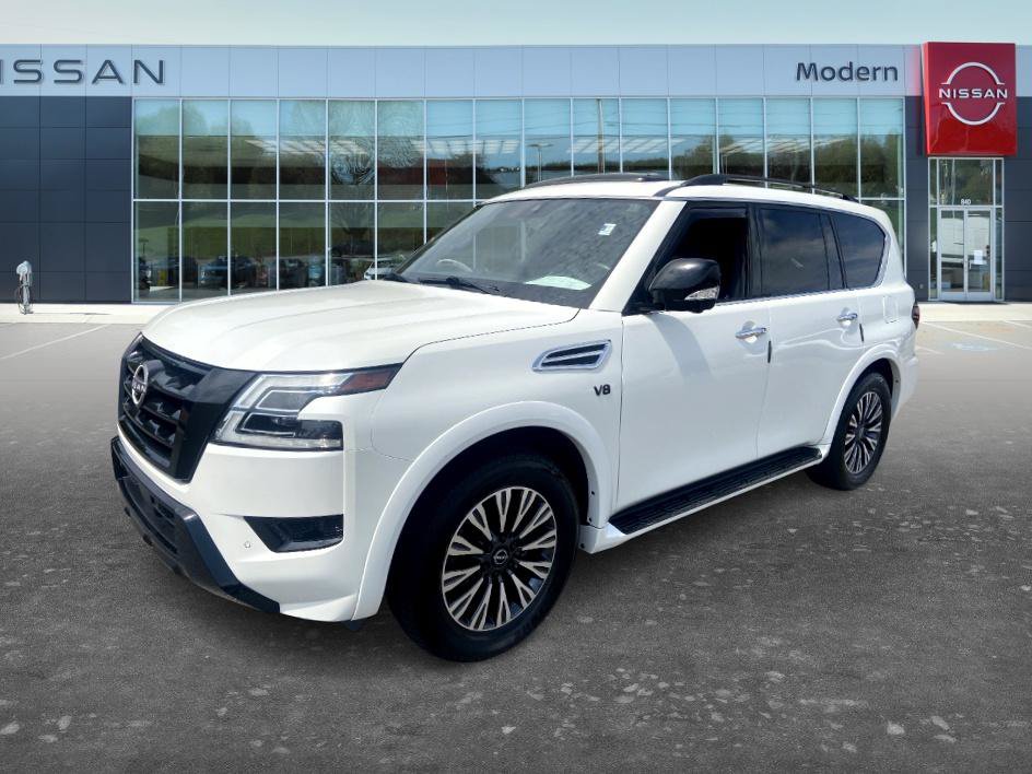 Used 2021 Nissan Armada SL w/ Midnight Edition Package RWD video 1