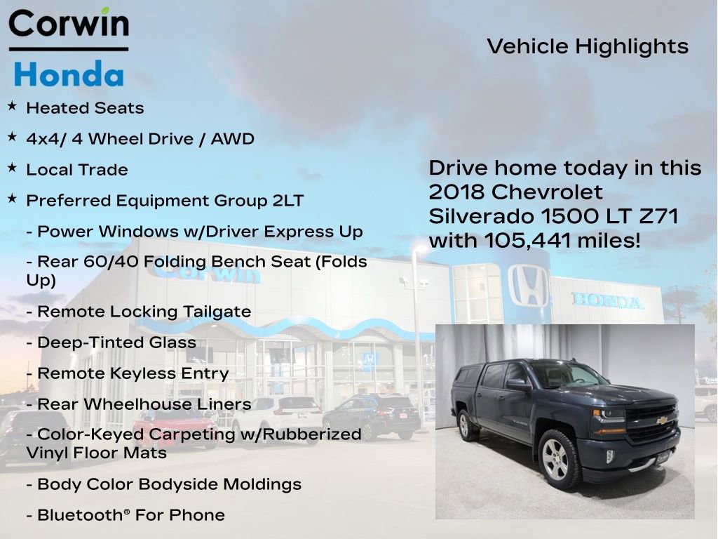 Used 2018 Chevrolet Silverado 1500 LT w/ All Star Edition image 7