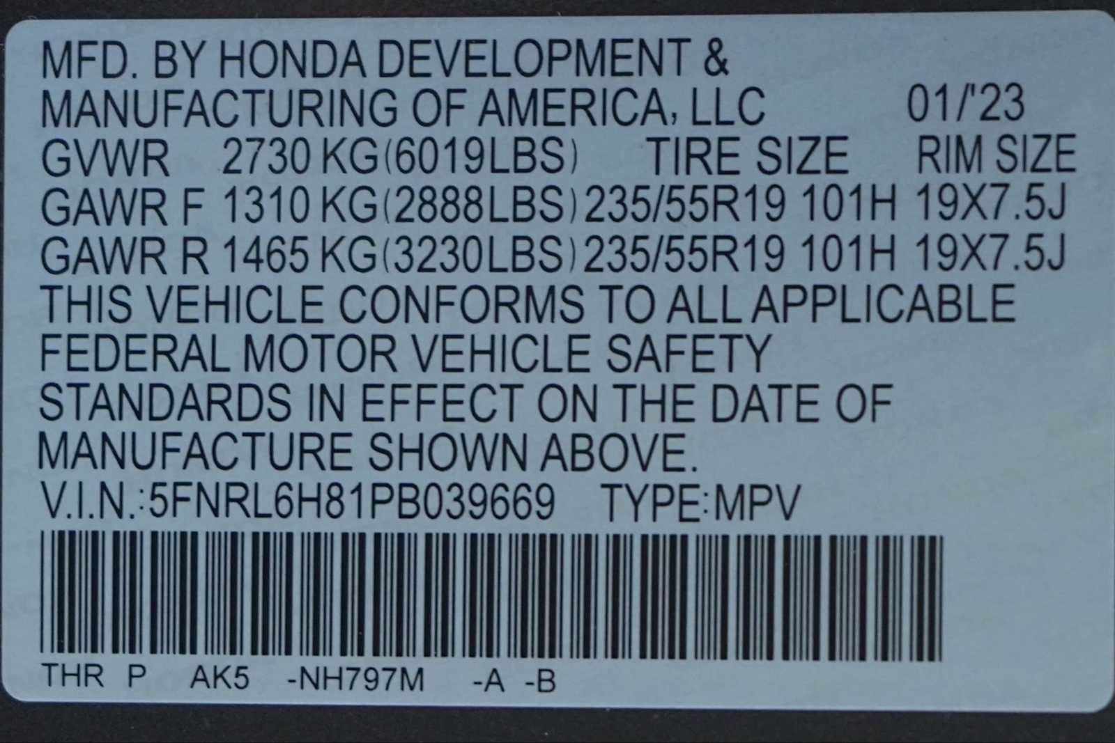 Used 2023 Honda Odyssey Touring image 30