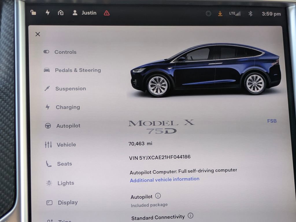 Used 2017 Tesla Model X 75D AWD/4WD image 23