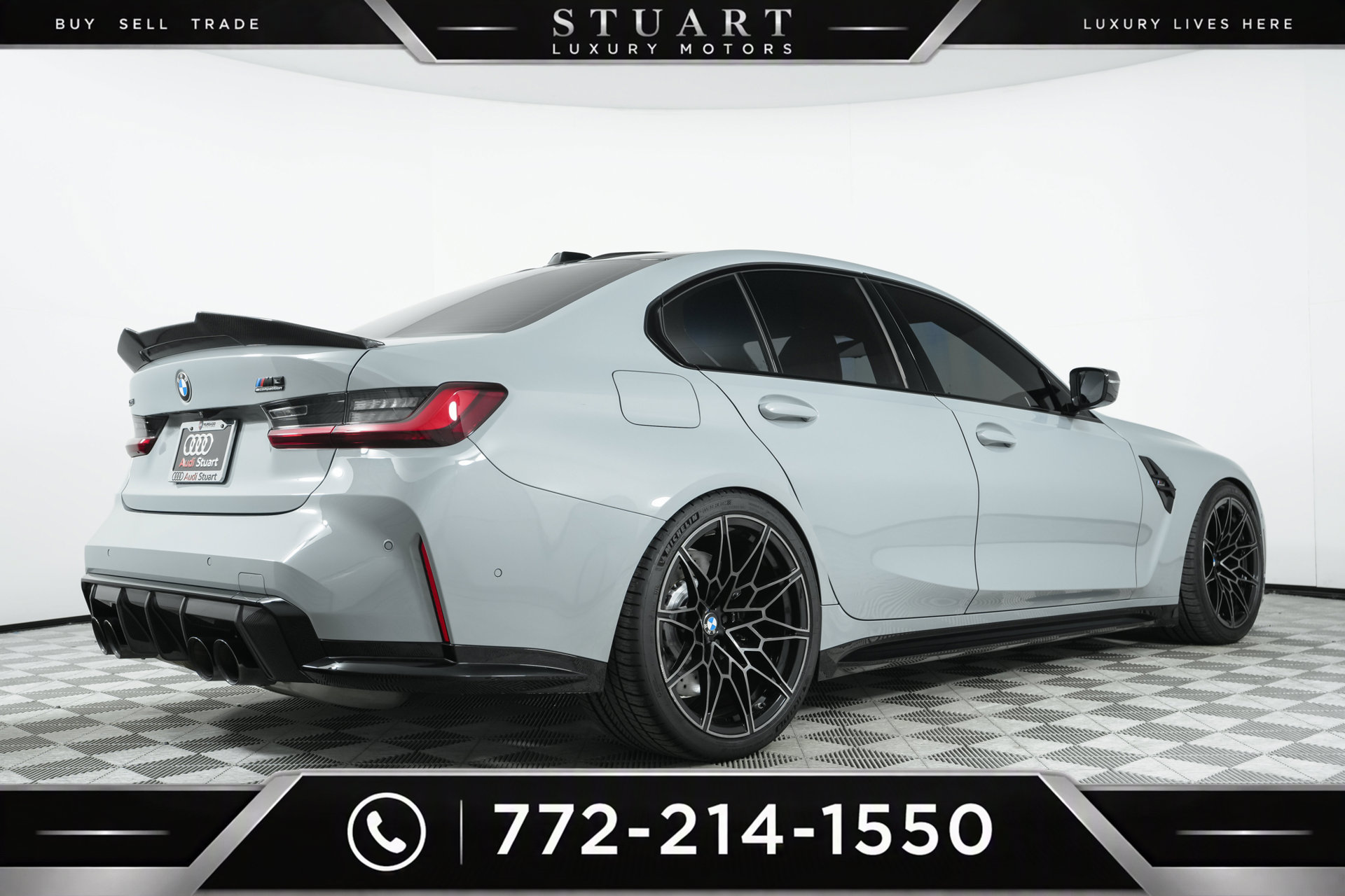 Used 2024 BMW M3 Competition w/ M Carbon Exterior Package AWD/4WD image 8