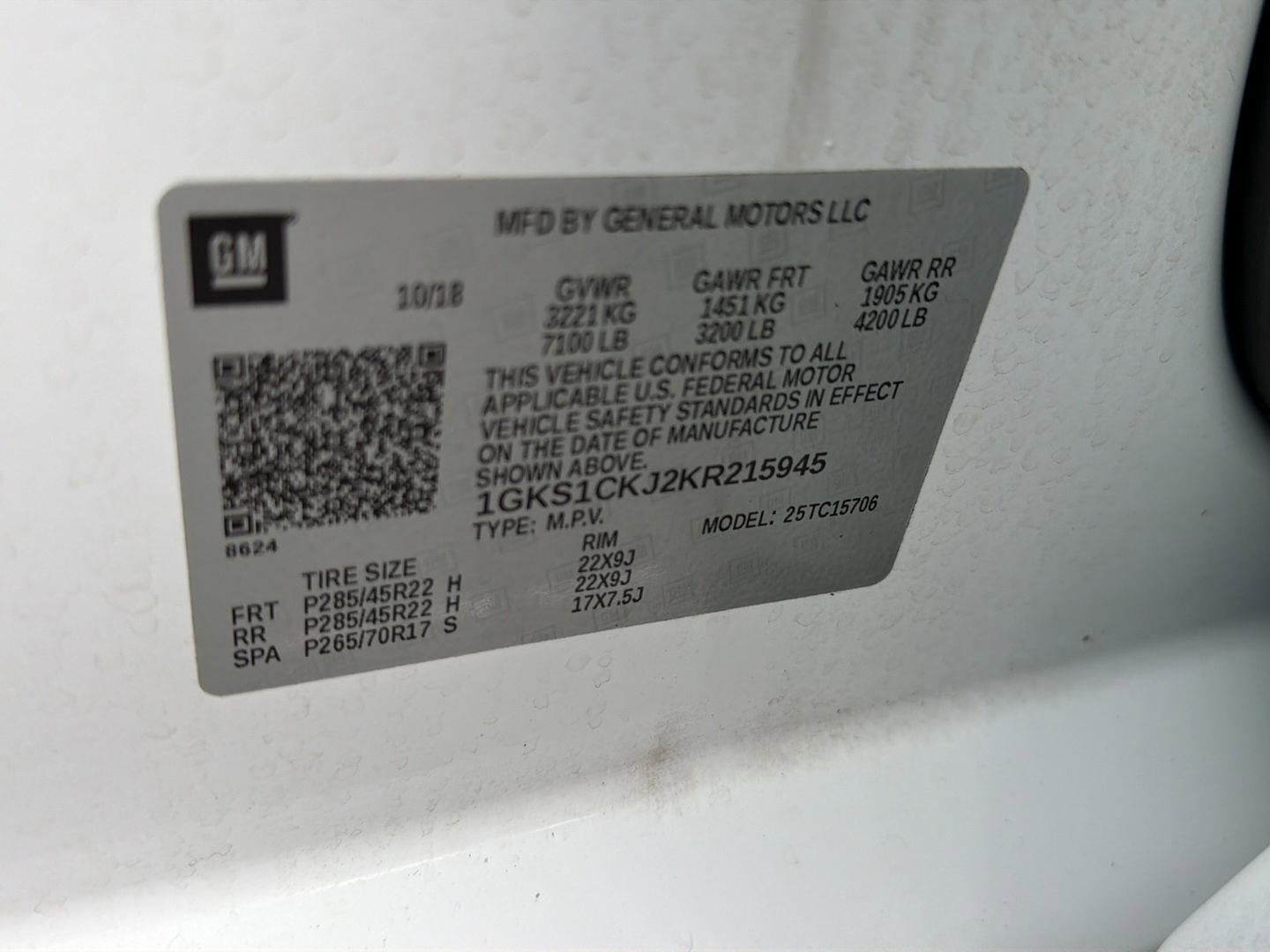 Used 2019 GMC Yukon Denali w/ Open Road Package RWD image 47