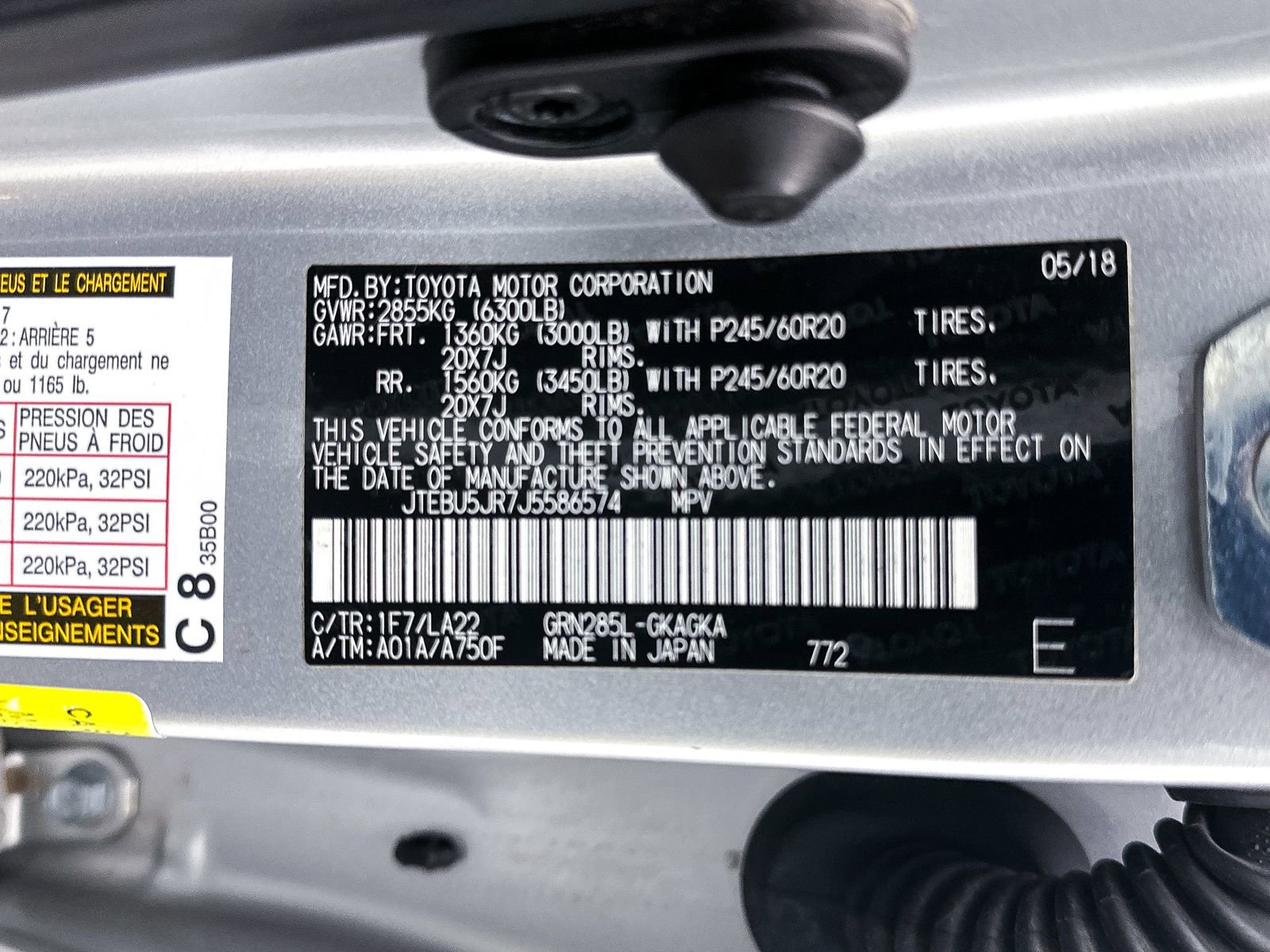 Used 2018 Toyota 4Runner Limited AWD/4WD image 39