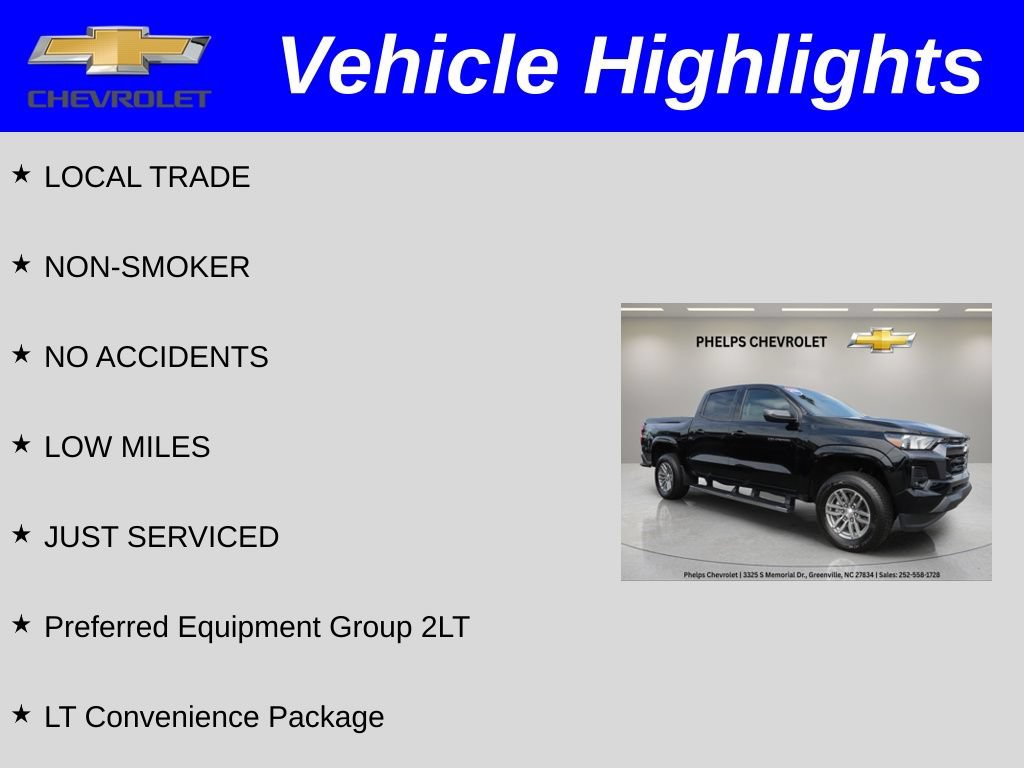 Certified 2024 Chevrolet Colorado LT w/ LT Convenience Package RWD image 2