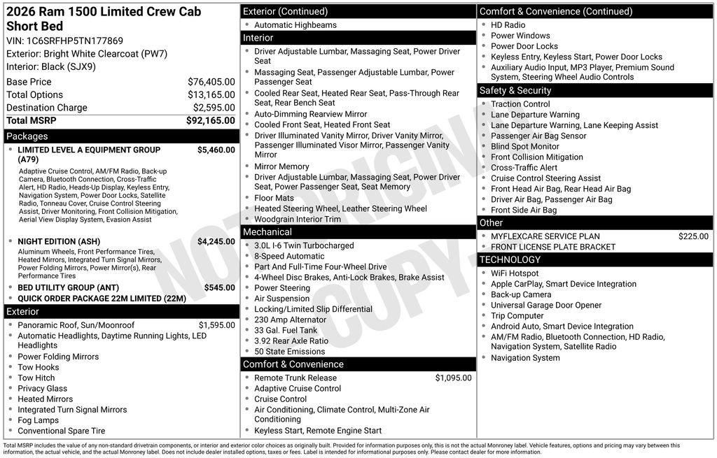 New 2026 RAM 1500 Limited image 2