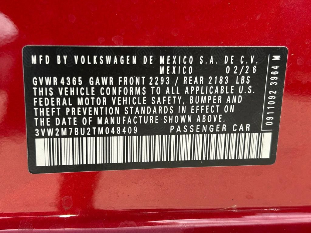 New 2026 Volkswagen Jetta GLI Autobahn FWD image 51
