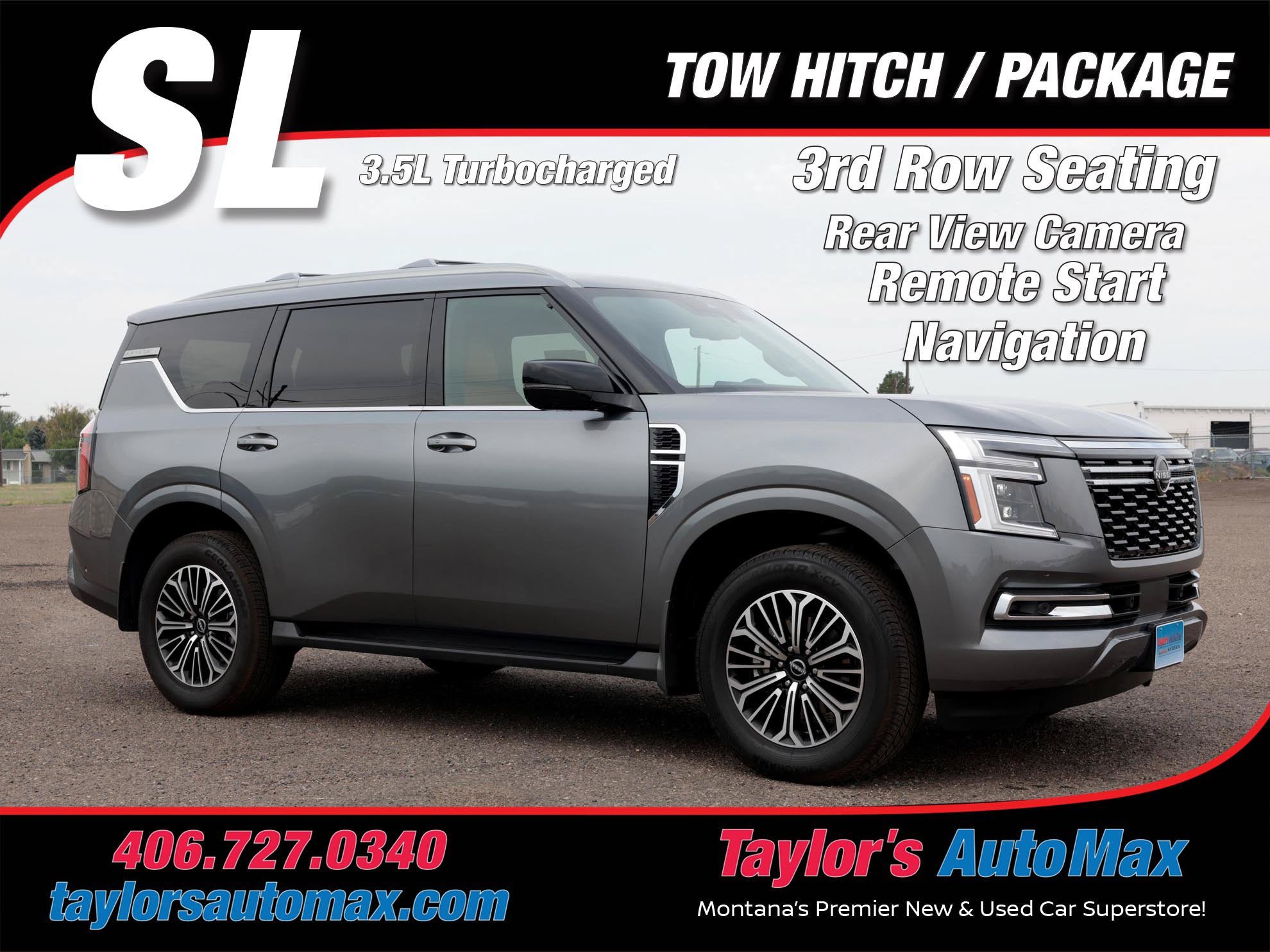New 2026 Nissan Armada SL w/ Captain's Chari Seat Package AWD/4WD image 1