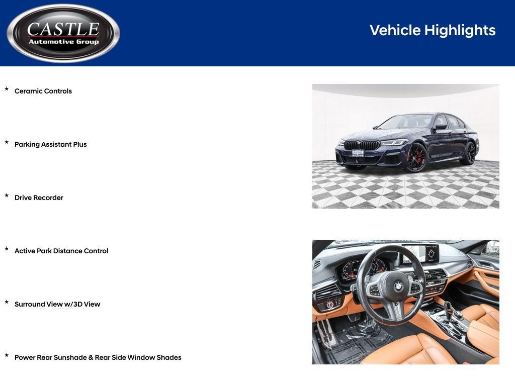 Used 2023 BMW M550i xDrive w/ Executive Package AWD/4WD image 7