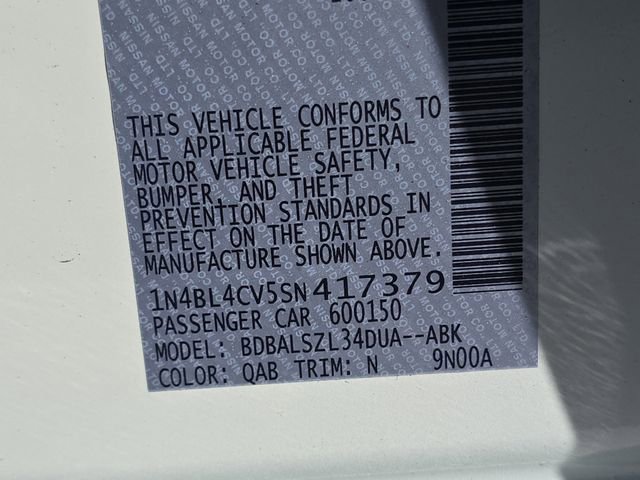 New 2025 Nissan Altima 2.5 SR image 32