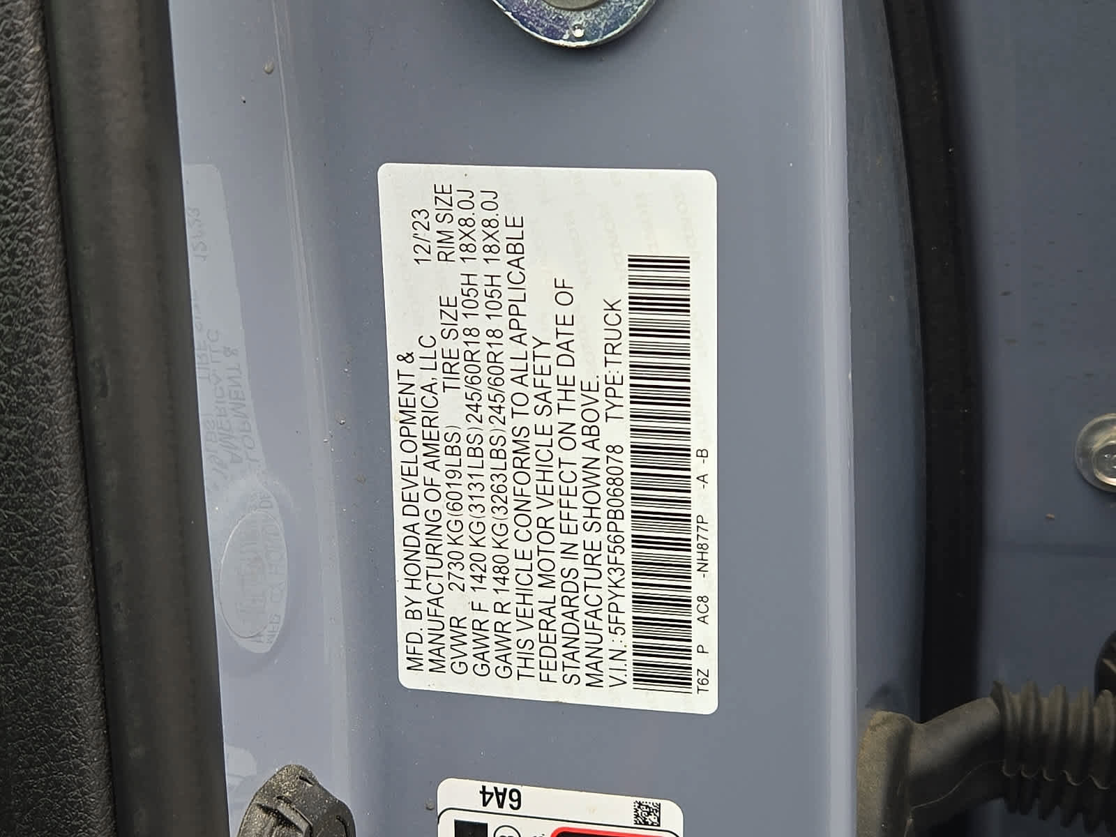 Used 2023 Honda Ridgeline RTL image 27