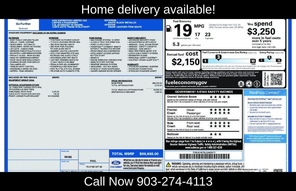 Used 2020 Ford Expedition Max Limited RWD image 42