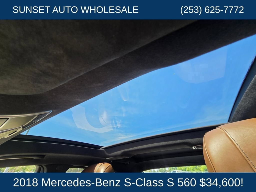 Used 2018 Mercedes-Benz S 560 Sedan w/ Premium Package image 42