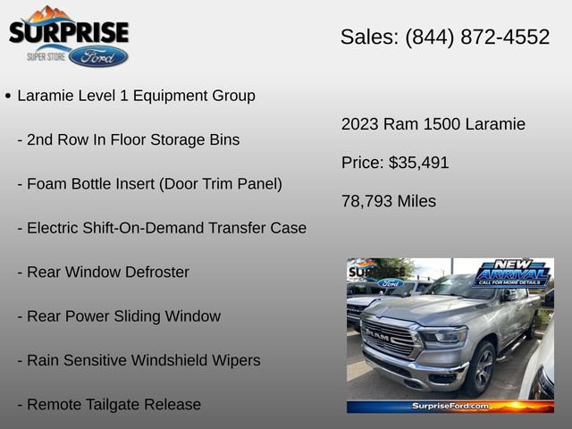 Used 2023 RAM 1500 Laramie AWD/4WD image 6