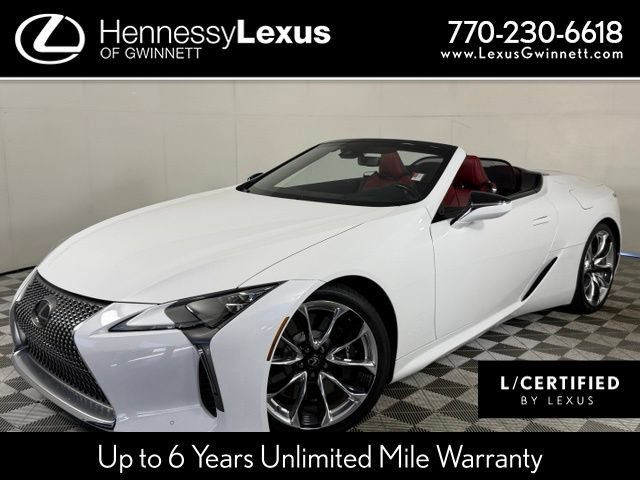Certified 2021 Lexus LC 500 Convertible w/ Touring Package RWD 360° Tour