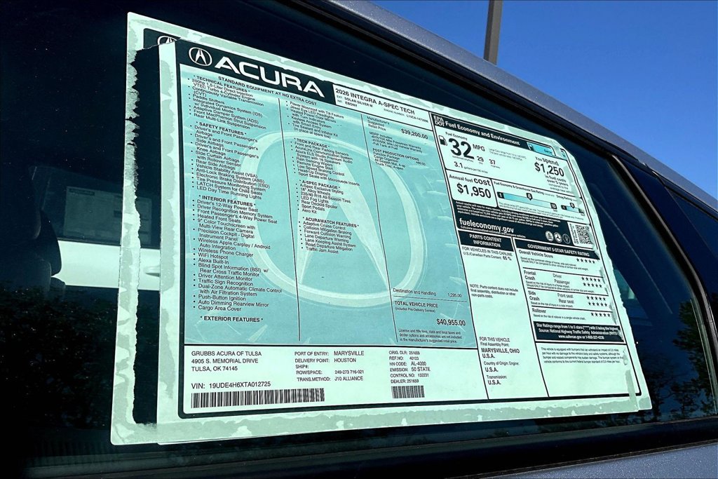 New 2026 Acura Integra A-Spec w/ Technology Package FWD image 41
