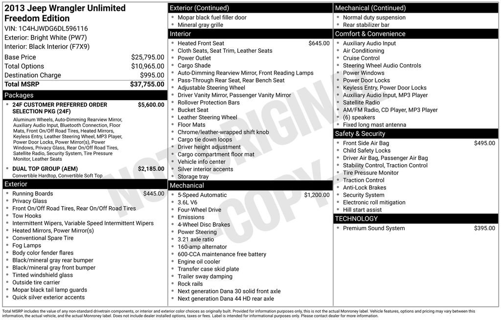 Used 2013 Jeep Wrangler Unlimited Sport image 10