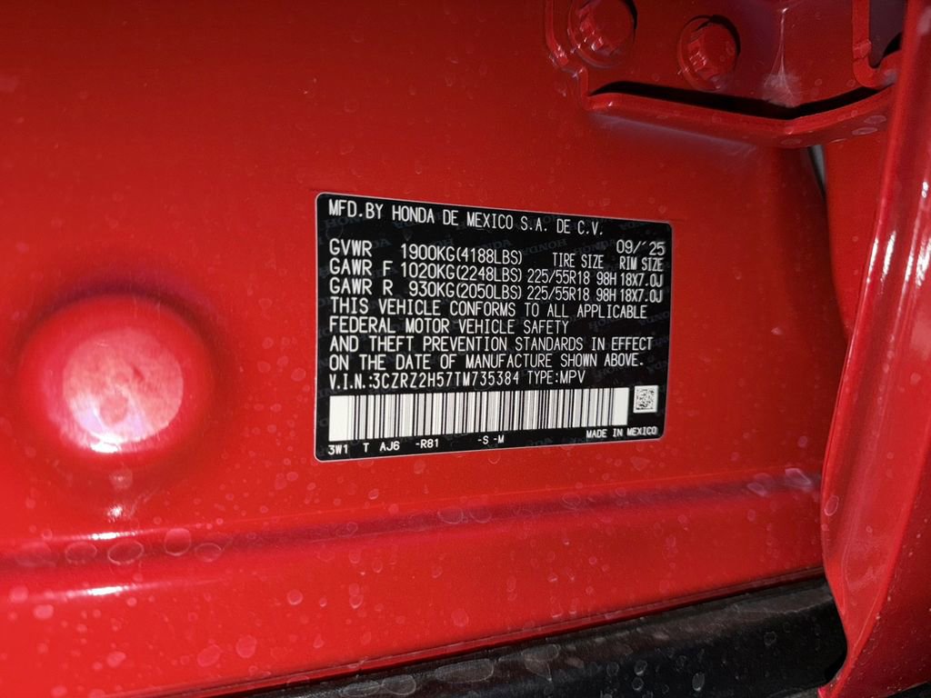 New 2026 Honda HR-V Sport image 33