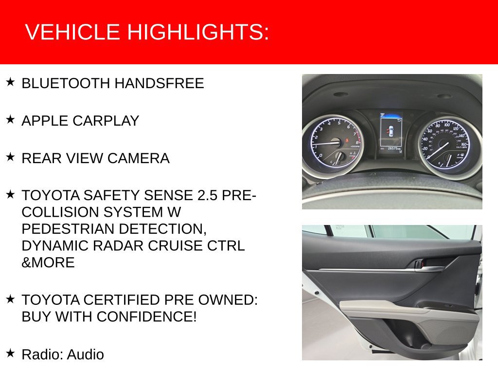 Certified 2023 Toyota Camry LE FWD image 9
