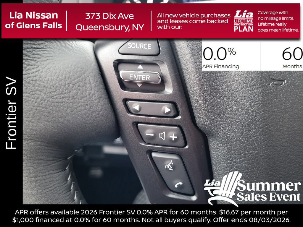 New 2026 Nissan Frontier SV w/ SV Convenience Package AWD/4WD image 16