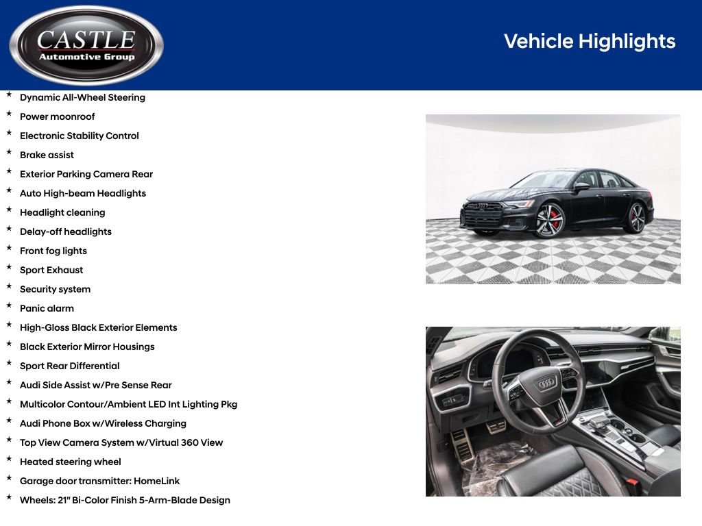 Used 2023 Audi S6 Premium Plus w/ Premium Plus Package AWD/4WD image 10