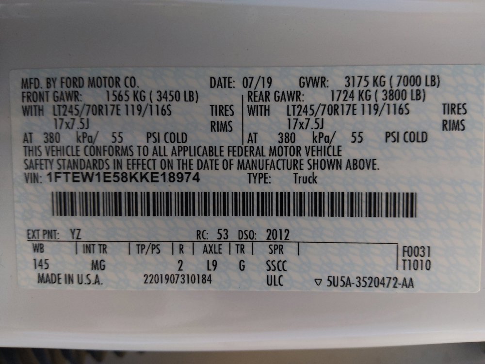 Used 2019 Ford F150 XLT w/ Equipment Group 301A Mid image 33