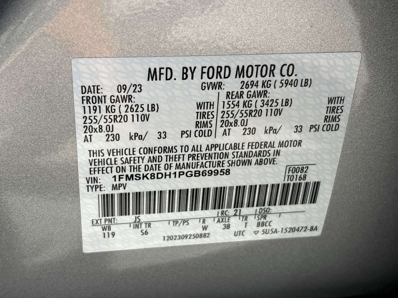 Used 2023 Ford Explorer XLT w/ Equipment Group 202A AWD/4WD image 35