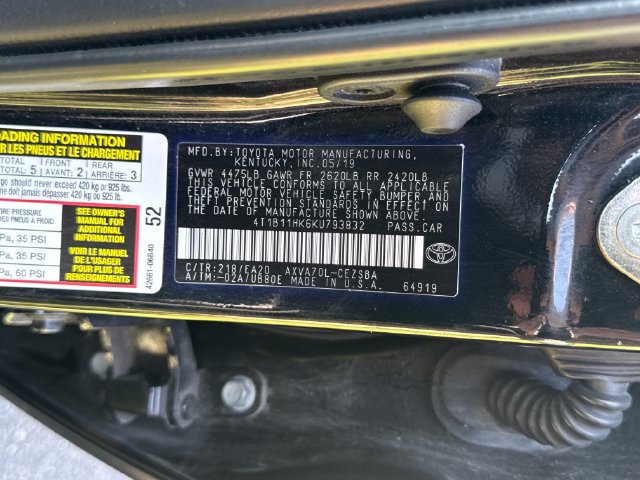 Used 2019 Toyota Camry SE w/ Convenience Package FWD image 19