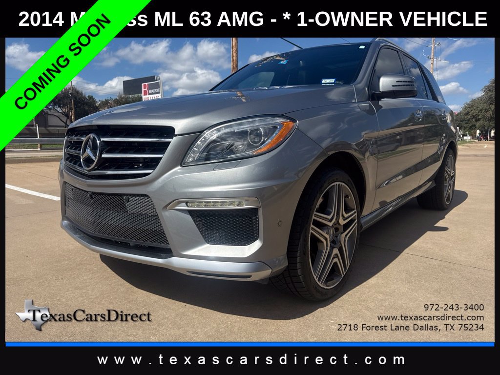Used 2014 Mercedes-Benz ML 63 AMG 4MATIC