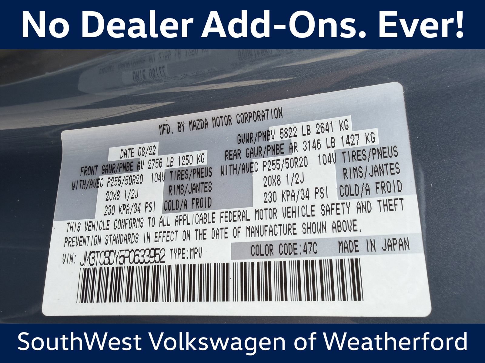 Used 2023 MAZDA CX-9 Carbon Edition AWD/4WD image 33
