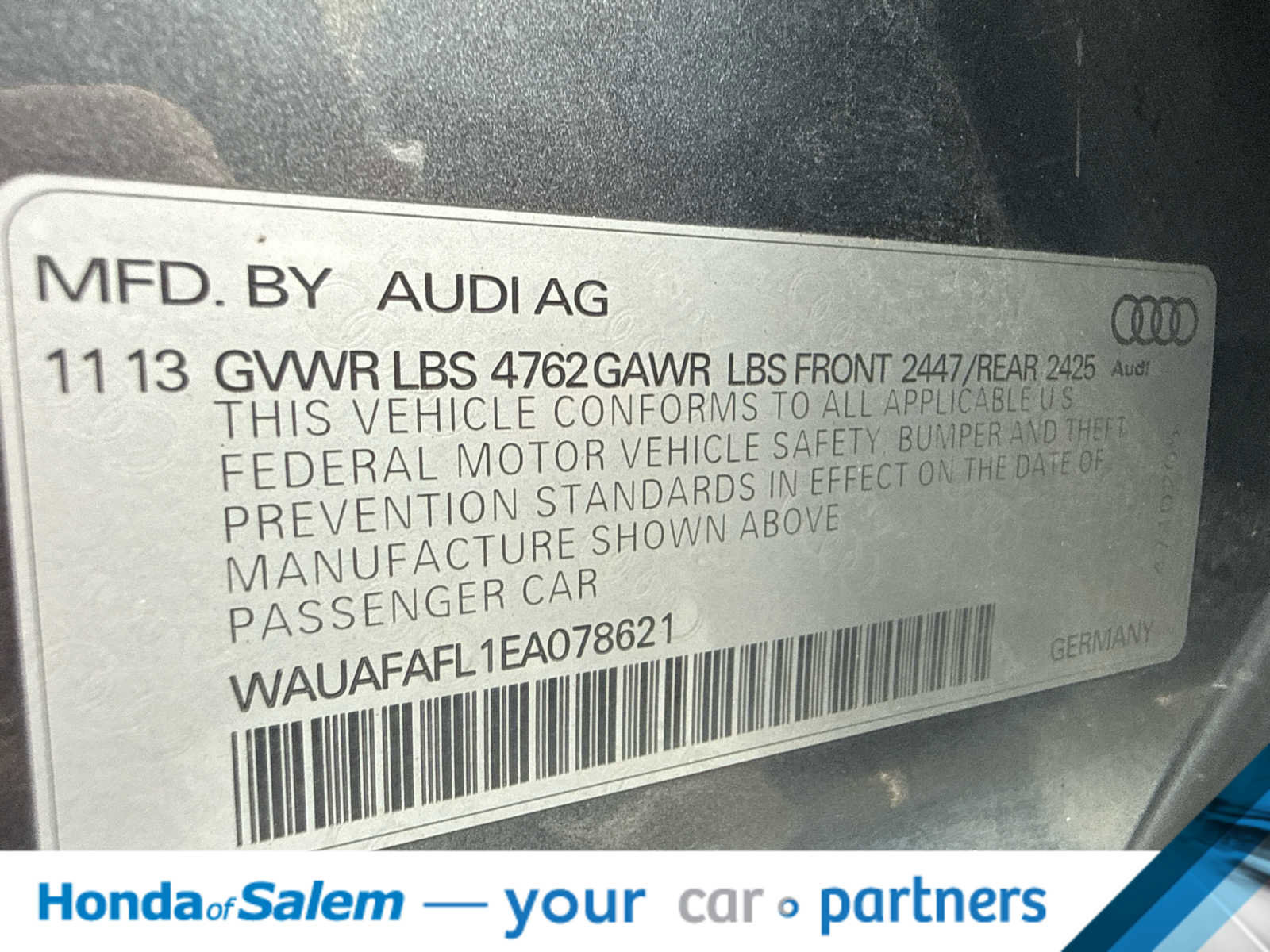 Used 2014 Audi A4 2.0T Premium w/ S Line Style Package image 21