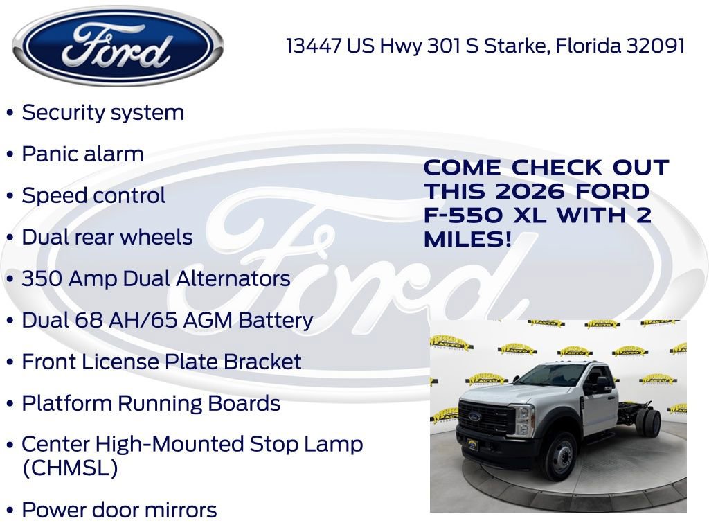 New 2026 Ford F550 4x4 Regular Cab Super Duty image 30