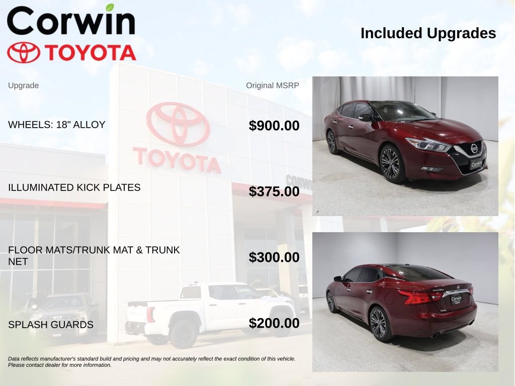 Used 2018 Nissan Maxima 3.5 SL FWD image 4