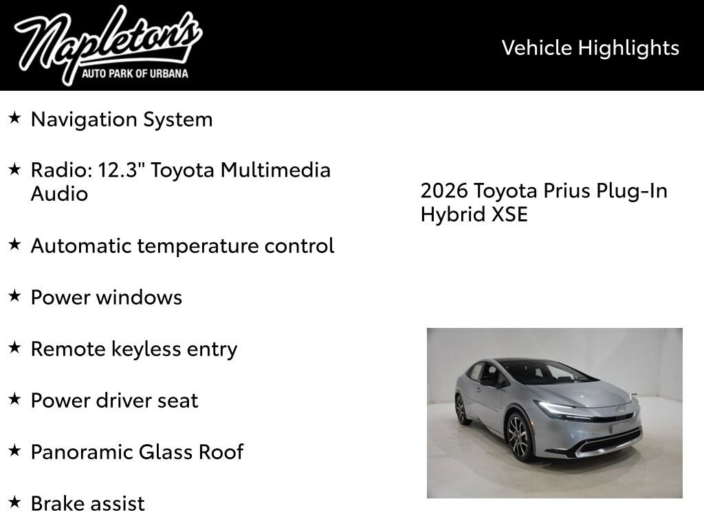 New 2026 Toyota Prius Plug-In Hybrid FWD image 15