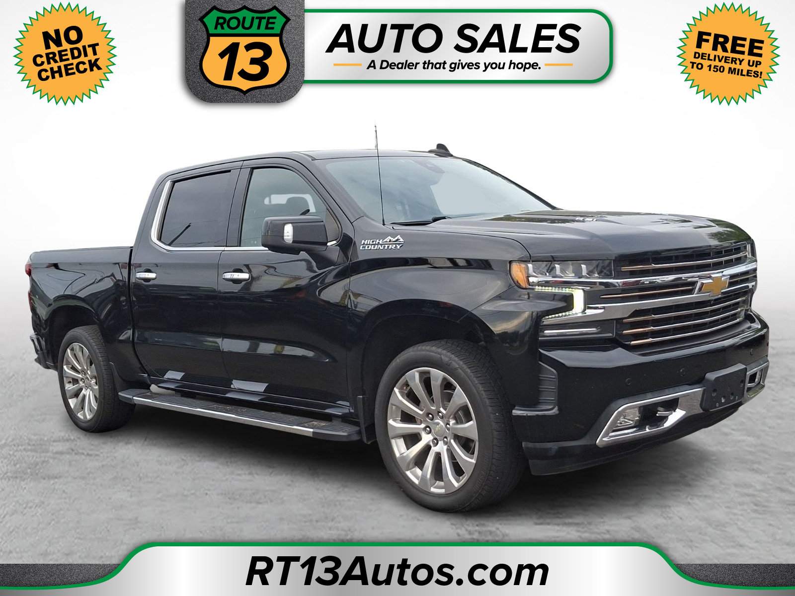 Used 2021 Chevrolet Silverado 1500 High Country w/ Technology Package AWD/4WD image 1