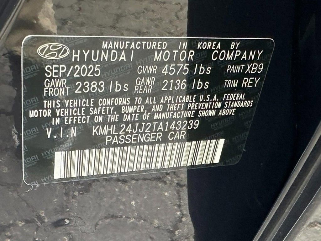 New 2026 Hyundai Sonata Blue FWD image 14