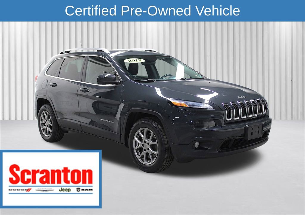 Certified 2018 Jeep Cherokee Latitude Plus w/ Cold Weather Group AWD/4WD image 1