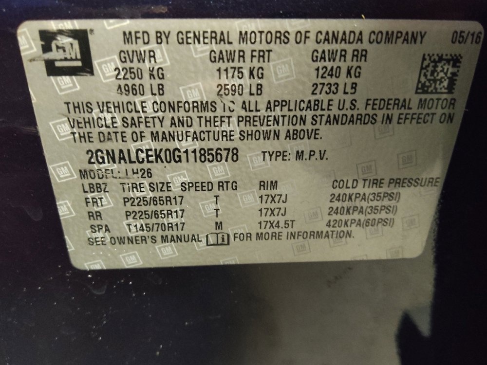 Used 2016 Chevrolet Equinox LT w/ Convenience Package image 33