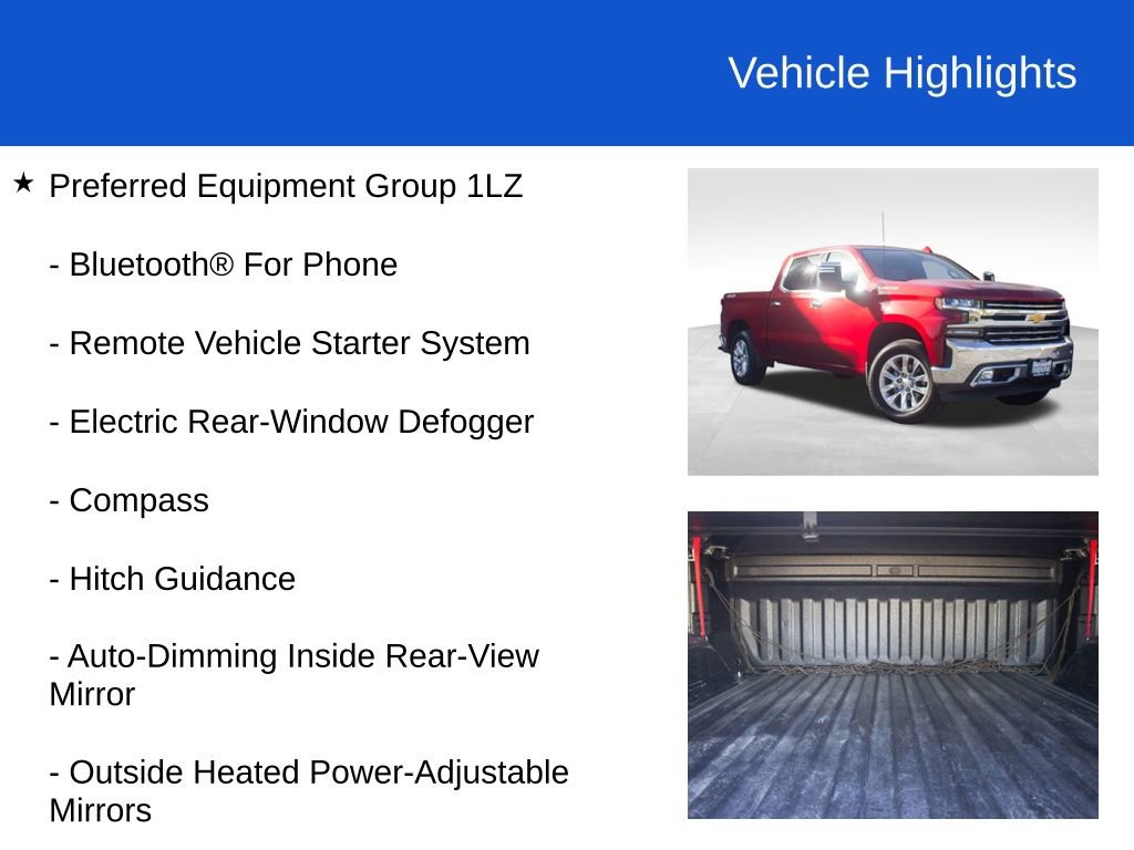 Used 2020 Chevrolet Silverado 1500 LTZ w/ LTZ Premium Package AWD/4WD image 28