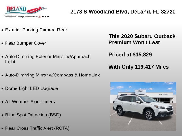 Used 2020 Subaru Outback Premium w/ Popular Package #1 AWD/4WD image 22