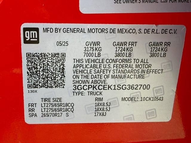 Certified 2025 Chevrolet Silverado 1500 Custom Trail Boss image 24