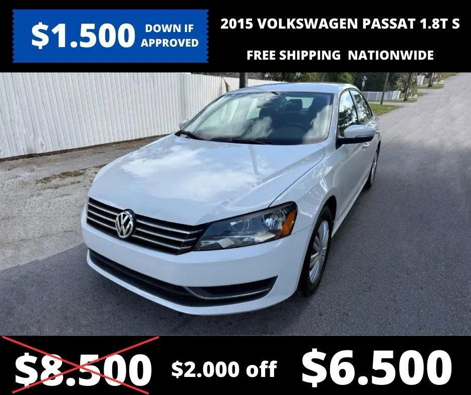Used 2015 Volkswagen Passat 1.8T S image 1
