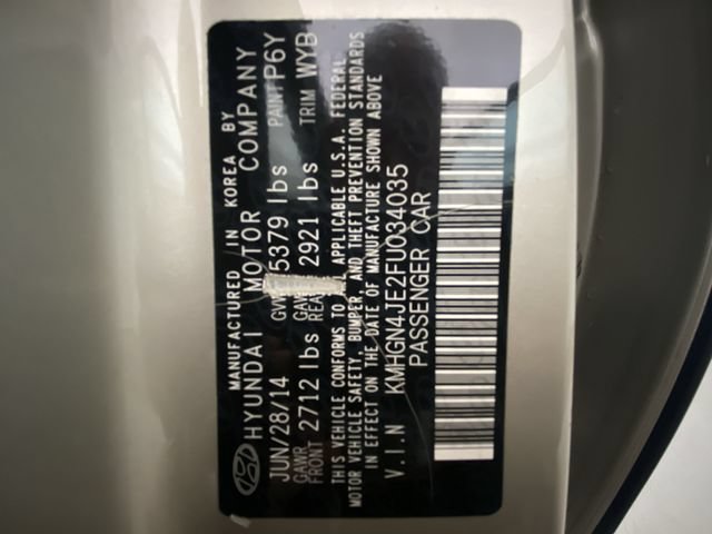 Used 2015 Hyundai Genesis 3.8 RWD image 27