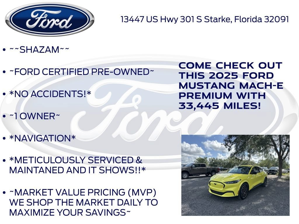 Certified 2025 Ford Mustang Mach-E Premium AWD/4WD image 6