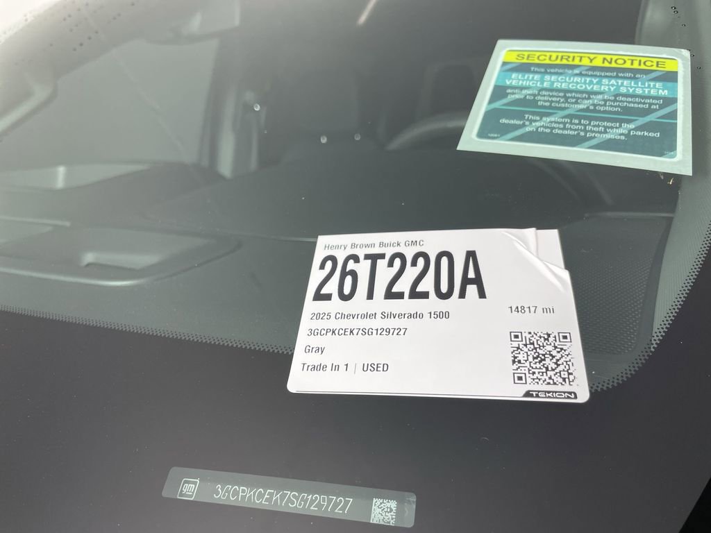 Used 2025 Chevrolet Silverado 1500 Custom Trail Boss image 33