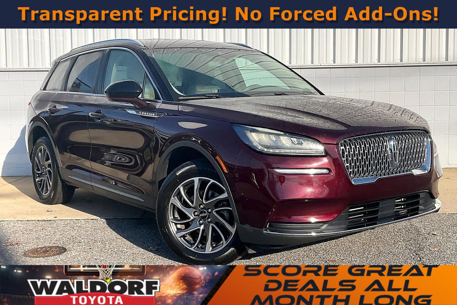Used 2020 Lincoln Corsair AWD w/ Equipment Group 101A image 1