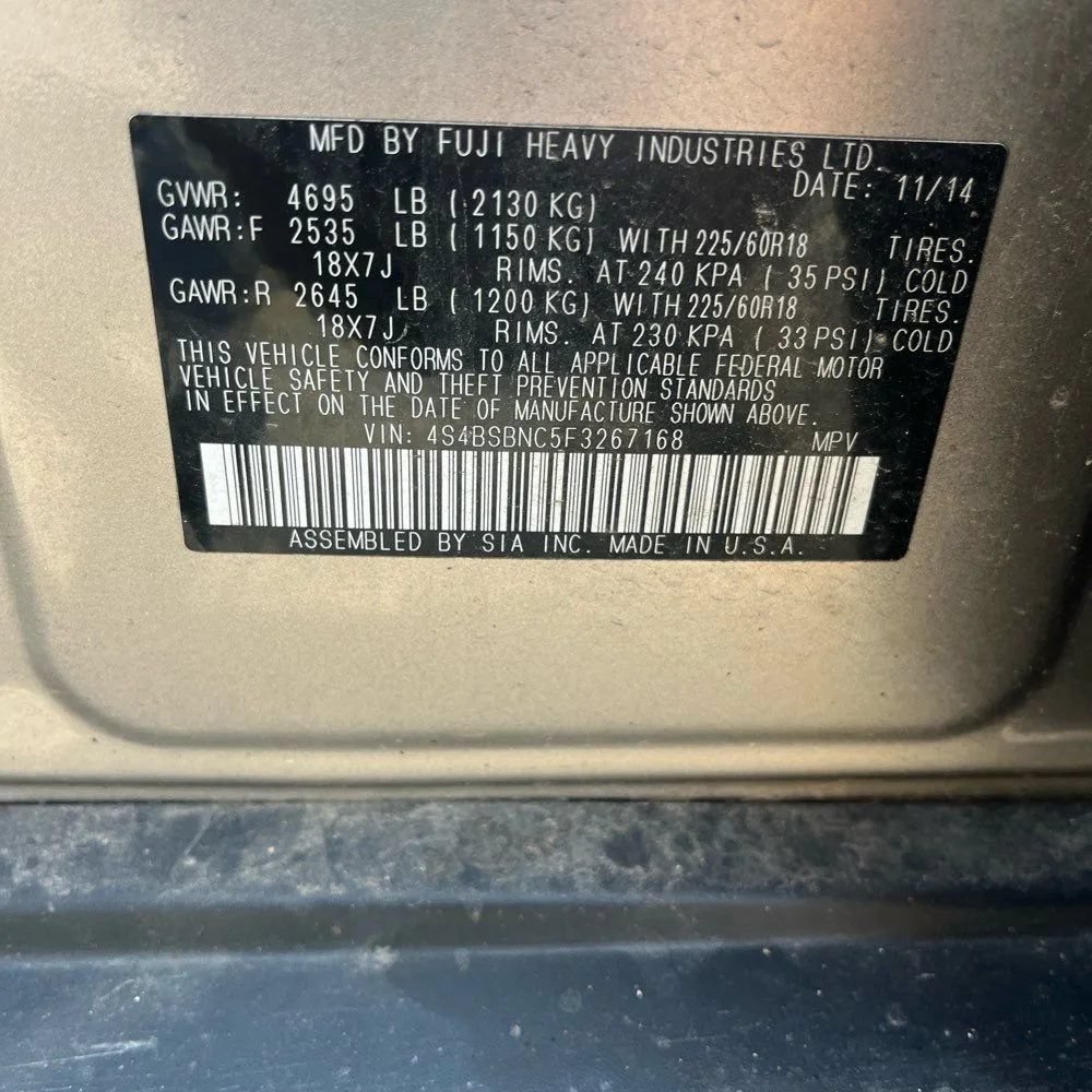 Used 2015 Subaru Outback 2.5i Limited AWD/4WD image 29