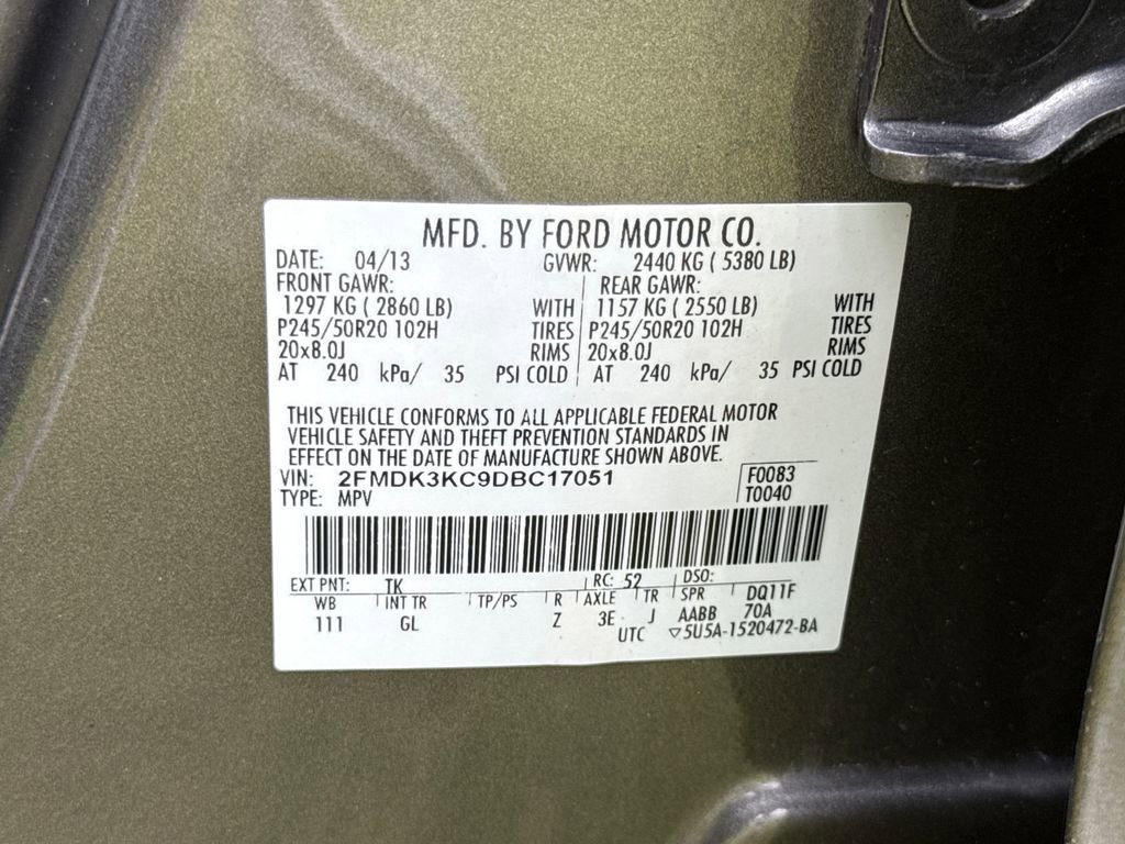Used 2013 Ford Edge Limited FWD image 56