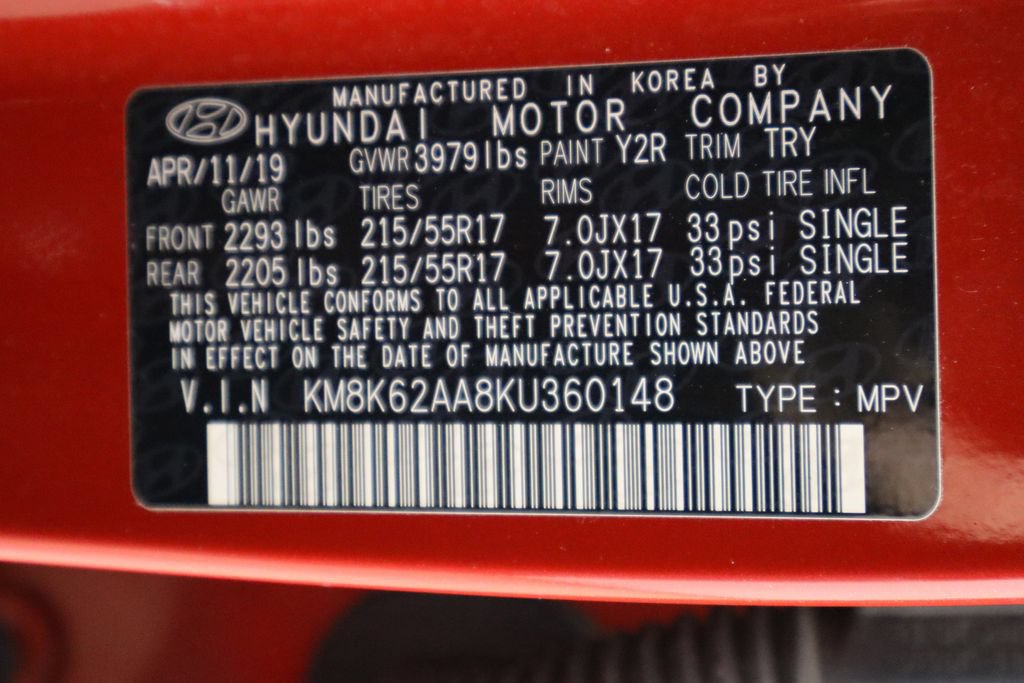 Used 2019 Hyundai Kona SEL w/ SEL Tech Package 02 FWD image 37