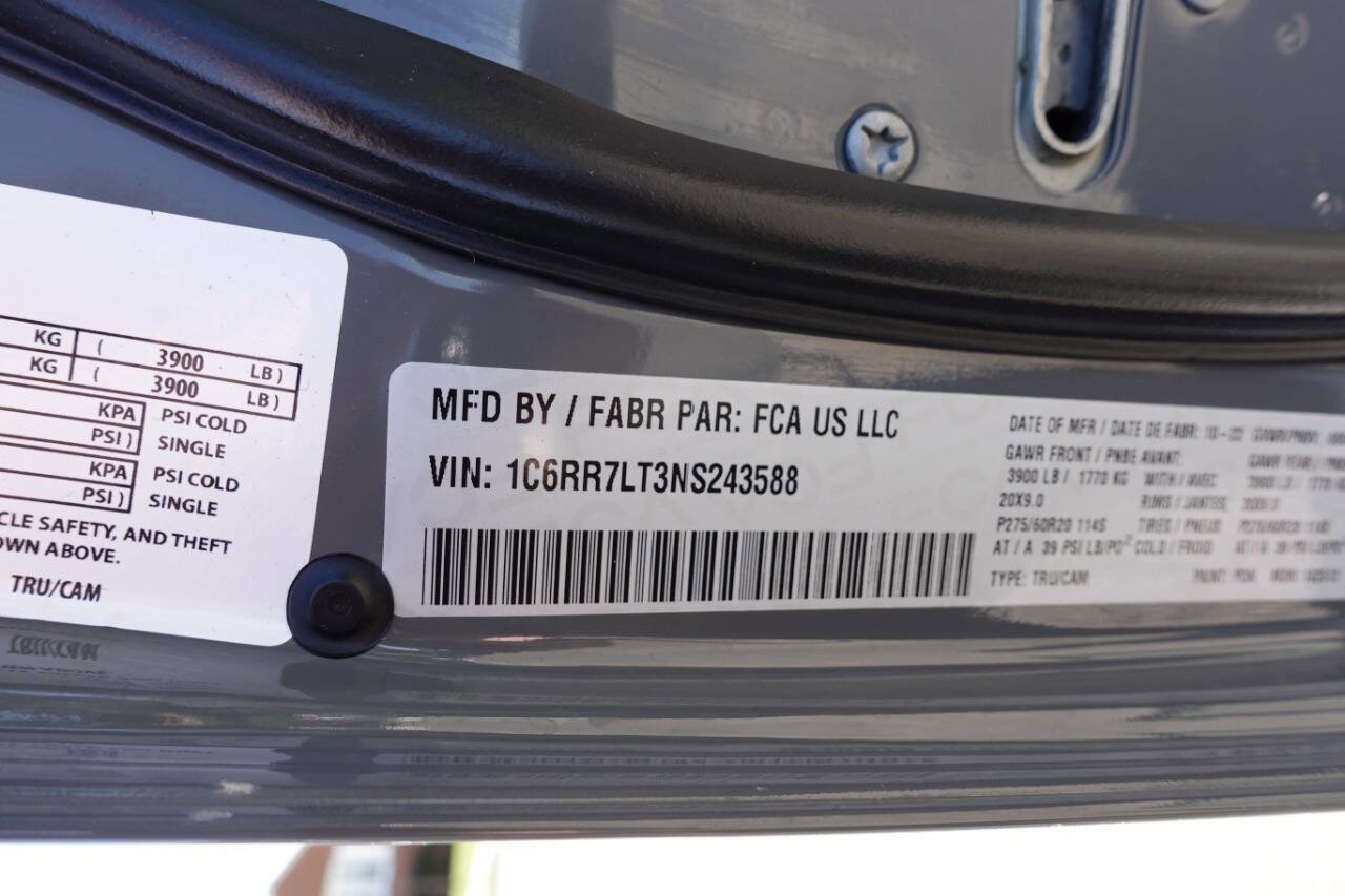 Used 2022 RAM 1500 Classic Warlock w/ Ceramic Grey Warlock Package image 16