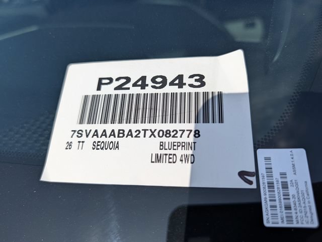 Certified 2026 Toyota Sequoia Limited w/ Nightshade Package AWD/4WD image 40